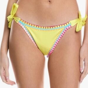 X Solange Gerrarini Crochet Trim Full Swimsuit Bikini Bottom